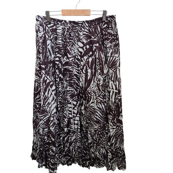 Coldwater Creek Boho Skirt Womens‎ Size M Maxi Flowy Lined Modest Festival Gypsy - Picture 1 of 13